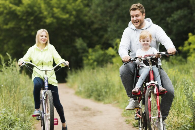 Vélo en famille