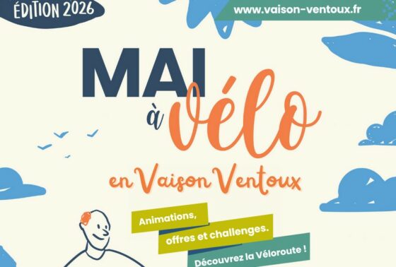 Mai à vélo en Vaison Ventoux !